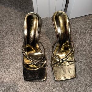 Gold Women's Heels
